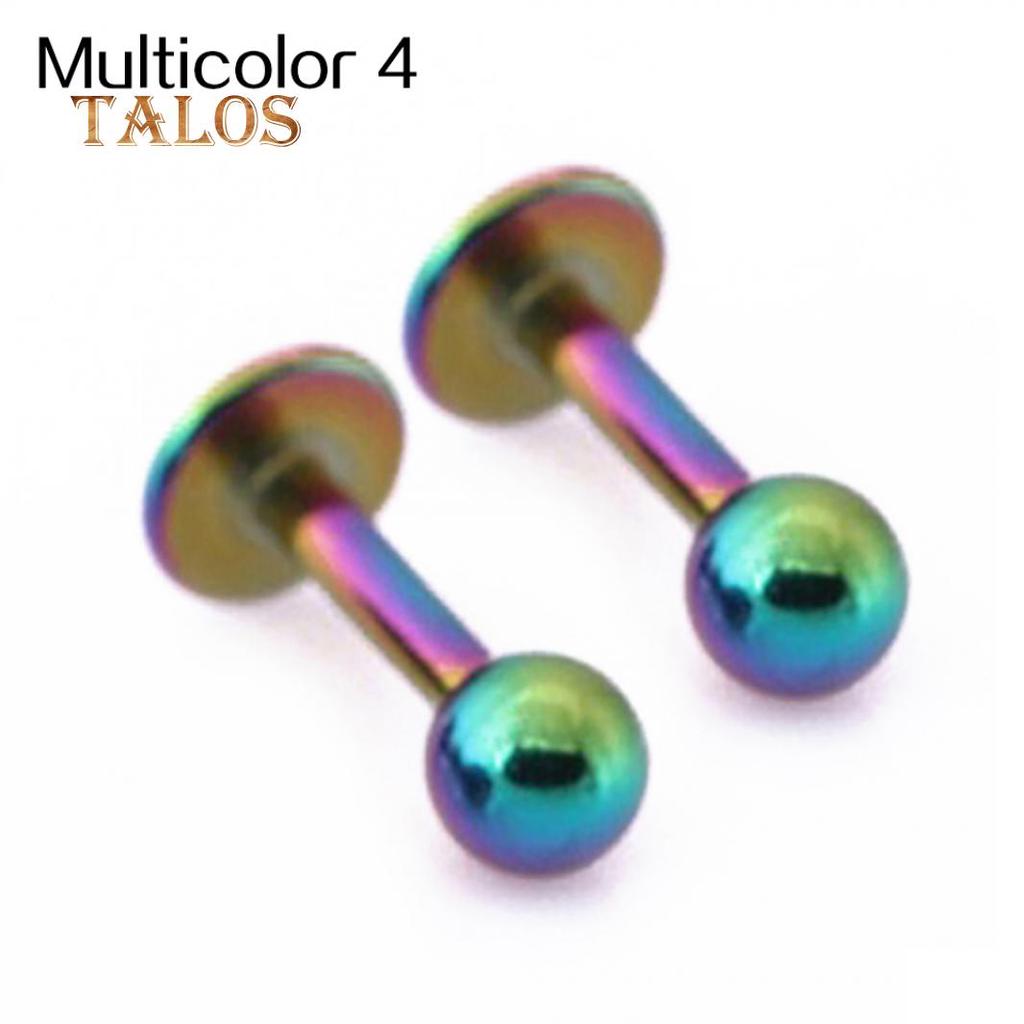 1 Pair 3 4 5 Mm Unisex Cool Titanium Steel Tragus Stud Cartilage Ball Earrings Body Piercing Trinket