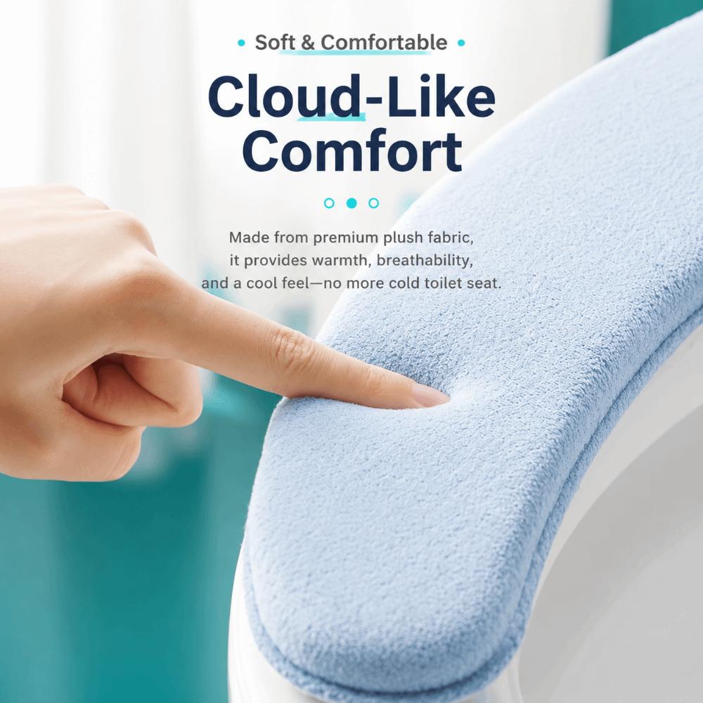 Soft Toilet Seat Lid Cover Thick Toilet Seat Pad Toilet Seat Cushion Bathroom Accessories