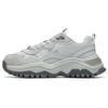 FILA Fashion Sneakers Transpose Synthetic Leather Nubuck Thick Sole Low Top Dad Shoes Women Sneakers Moon-Rock-Gray F12W144147FLR