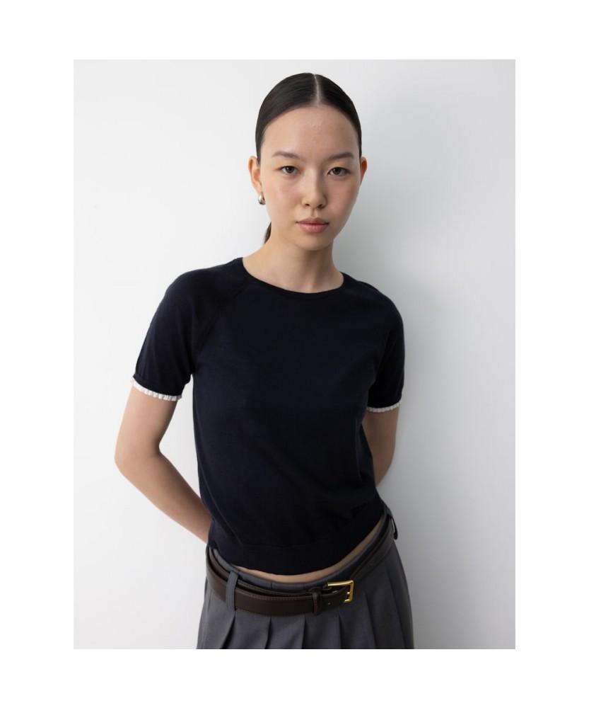 Diaepeocheo Paola Knit Top Navy (Ta5751A06R)