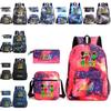 Sprunki Music Game Backpack With Cartoon Print And Ergonomic Shoulder Straps For Teens