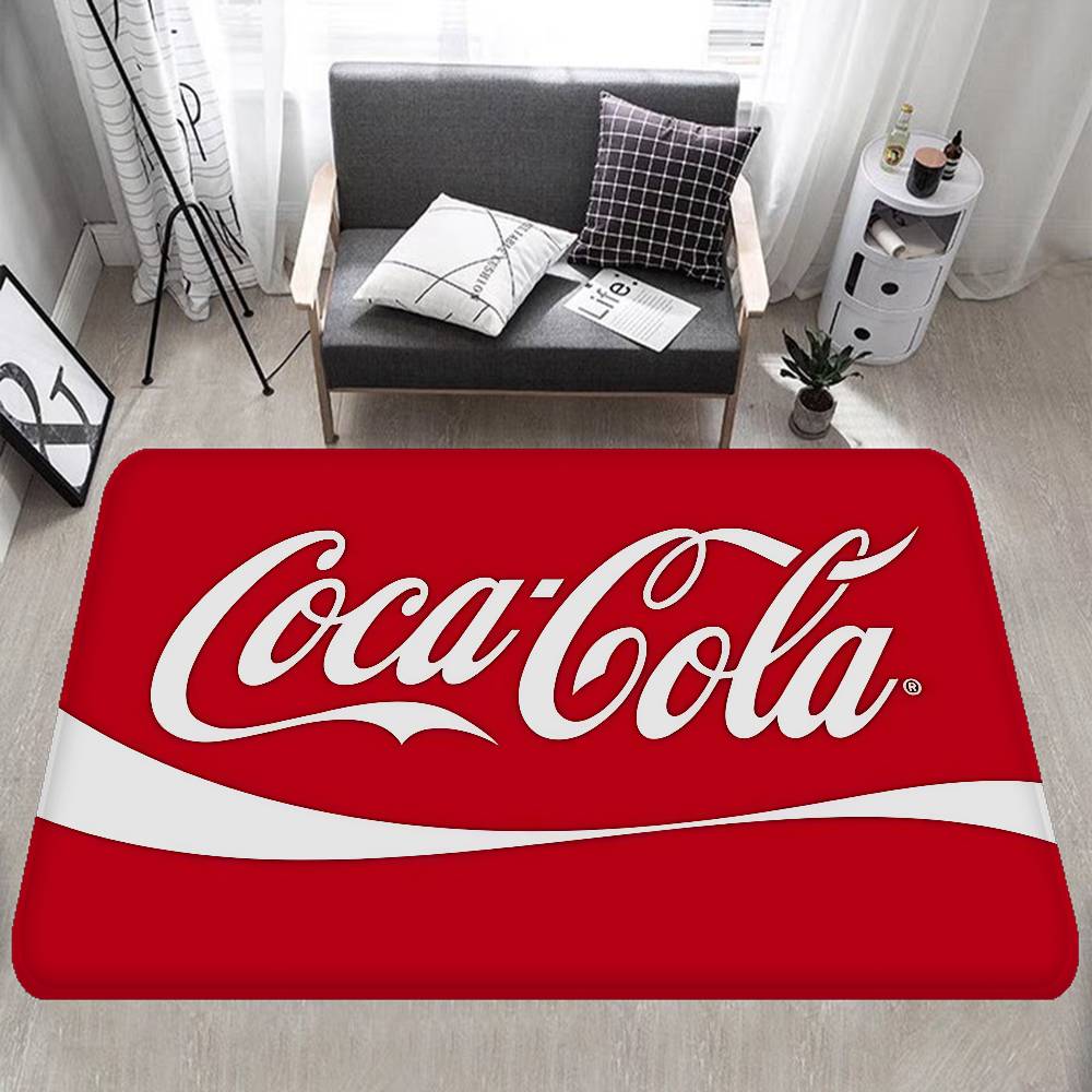 

C-Cocas C-cola Vintage Logo Hallway Carpet Washable Non-Slip Living Room Sofa Chairs Area Mat Kitchen Doormat Area Rug 100x150cm