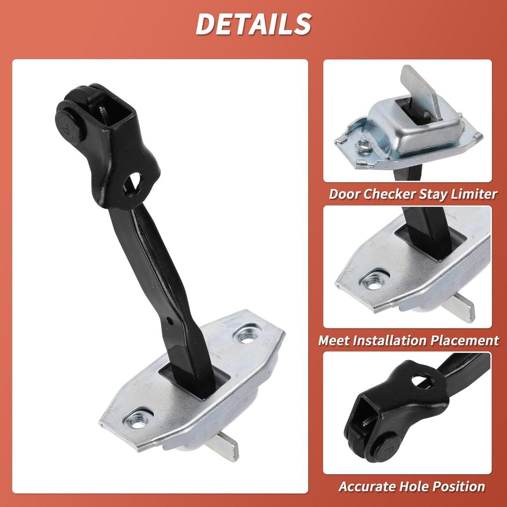 No.6863002061 Rear Right Door Check Strap for Toyota Corolla 2003-2008 for Toyota Matrix 2003-2008 Door Hinge Stop Stopper Limiter 1 Pcs