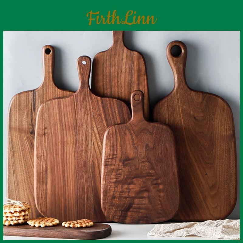Wood 1pc Solid Board Cutting Kitchen Wooden Cutting Board Beech Wood Black Walnut Charcuterie Boards For Pizza Bread Fruit Vegetables