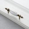 European White Ceramic Cabinet and Wardrobe Door Handles