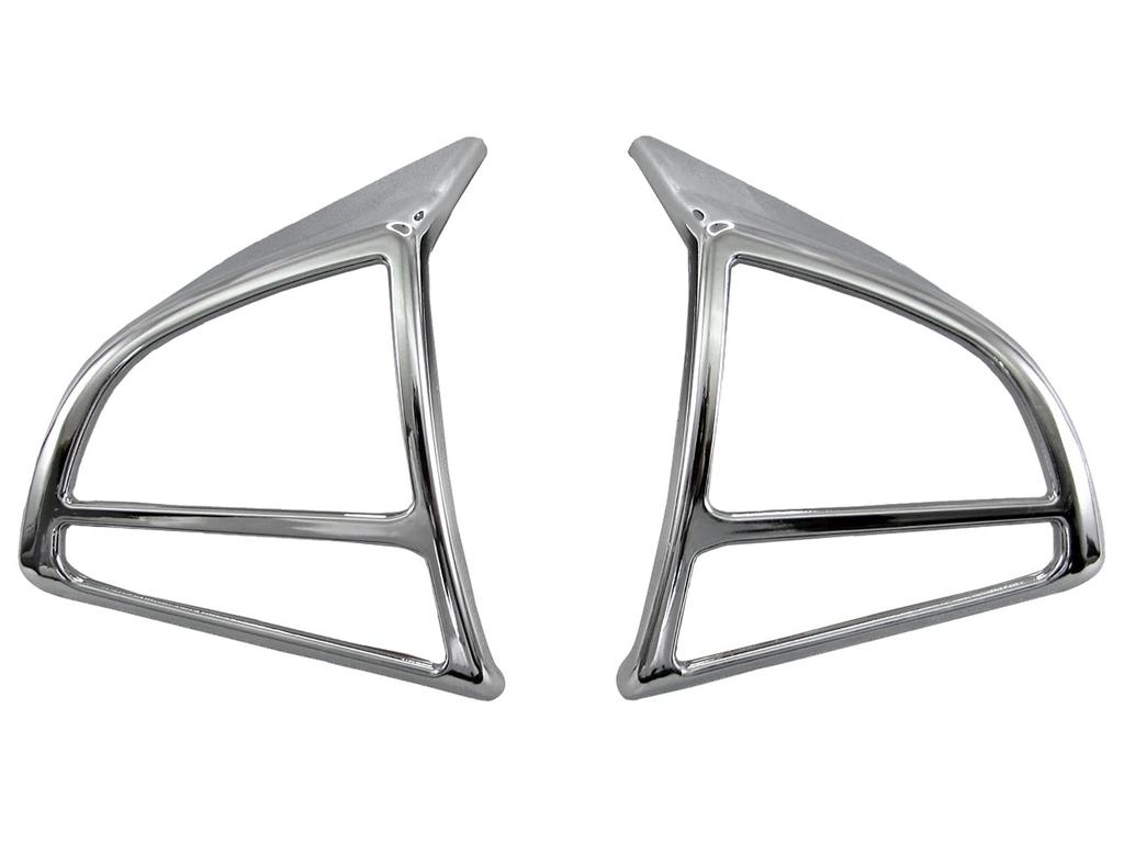 BRIGHTZ Chrome Steering Switch Cover for Wagon R Stingray MH55S Compatible with and 55 Wagon R Stingray [INT-ETC-566] MH, MH55, H55,