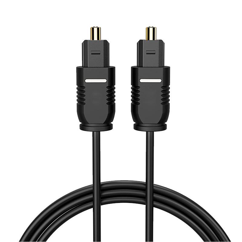 Toslink Optical Audio Cable: SPDIF Connection for TV, Soundbar, Amplifier, Projector.