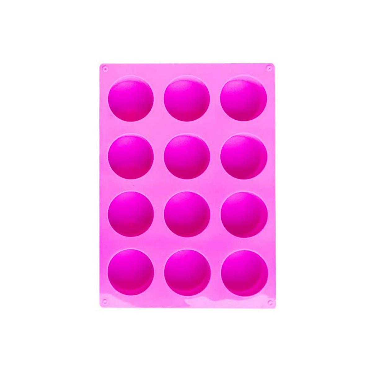 

Бомбочка для ванны, паровая ванна, круглый силиконовый цилиндр ручной работы, инструмент для мыла, форма для выпечки, свеча, форма для шоколада розовый