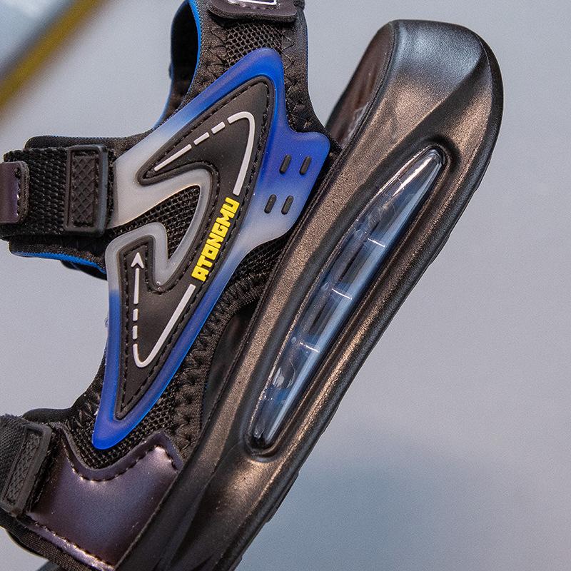 2025 summer new children's shoes boys casual versatile beach shoes girls webbing fashion simple open-toed sandals