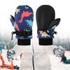Kinderfäustlinge Winter Warm Schneehandschuhe Vollfingerhandschuhe mit Fleece-Isolierung zum Skifahren und Eislaufen