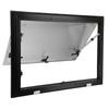 28 X 16 Inch RV Window with Screen Sunshade Double Layer Right Angle Push Out Window for Trailer
