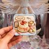 House Home Decoration Shop Shape Magnetic Sticker Chinese Style Refrigerator Magnet  Gift