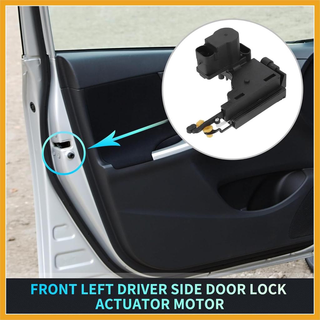 Replacement Front Left Driver Side Power Door Lock Actuator Motor for Chevrolet Aveo 04-11 for Chevrolet Aveo5 Door Latch Actuator Assembly Replace