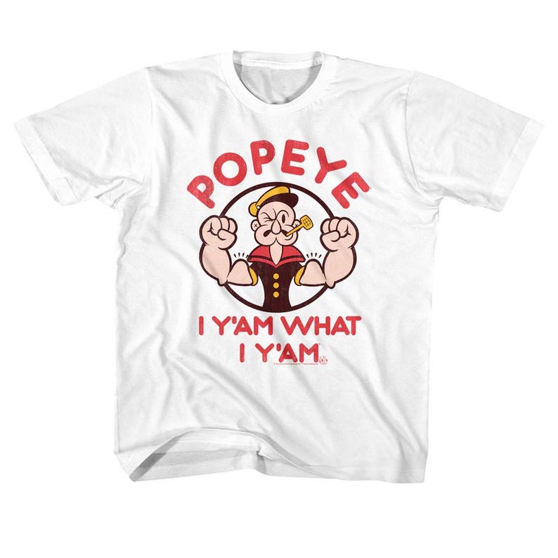 Popeye Y Am White Toddler T-Shirt 100