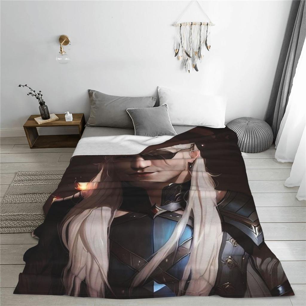 Aegon Targaryen Blankets Soft Warm Flannel Throw Blanket Plush for Bed Living room Picnic Travel Home Sofa