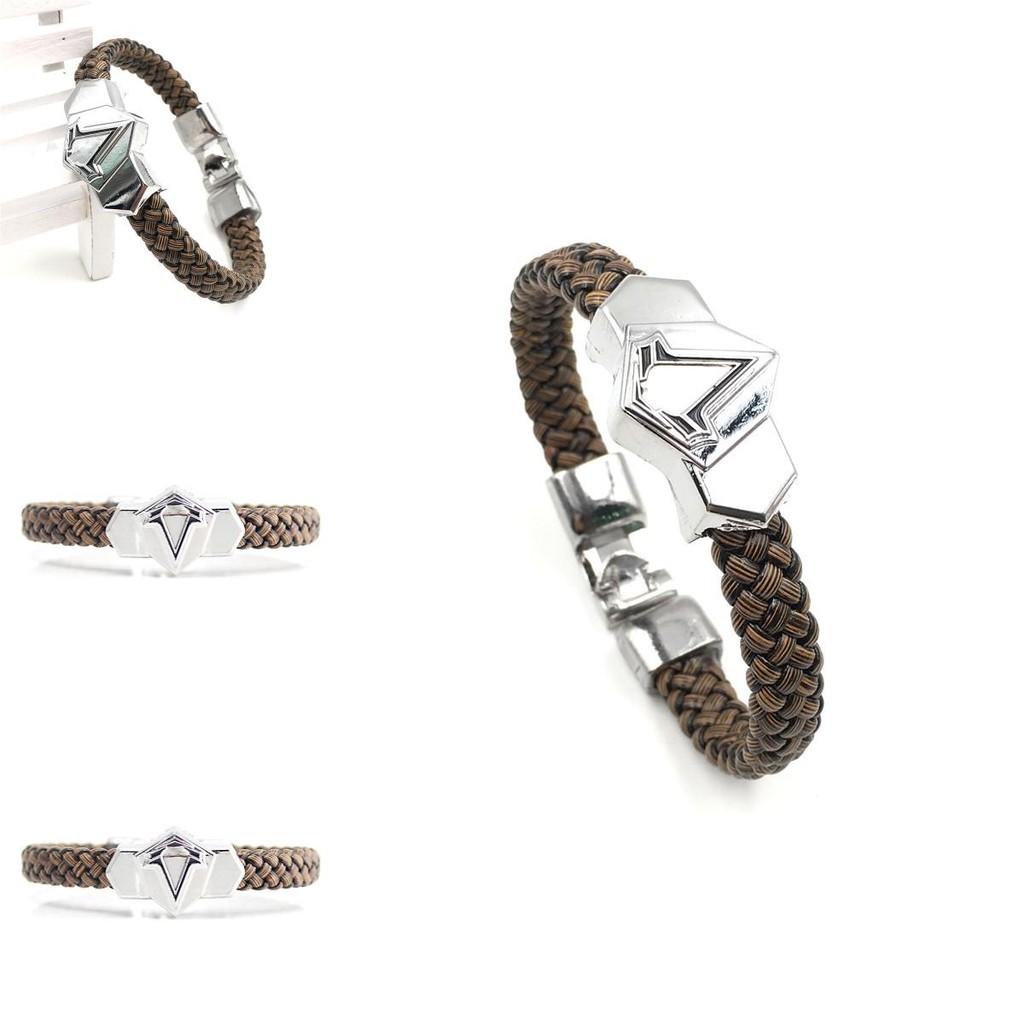 Naruto Anime Ninja Unisex Alloy Bracelet Electroplated Leaf Design Fan Collectible Travel Souvenir Corporate Gift