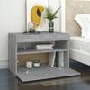Nightstands with LED Lights 2 Pcs Concrete Grey 60 X 35 X 40 Cm