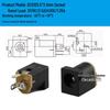 DC 5.5 X 2.5 Plug To 3.5MM Male and 2.1 Round Female Socket Wire Connector
