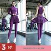 Women's Pleated Skirt & Jacket Quick-Dry Yoga Set