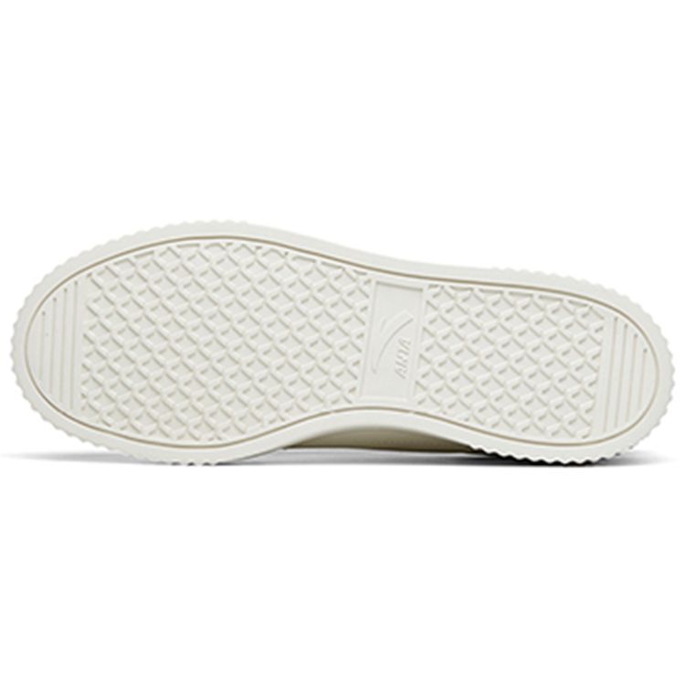 Anta Lifestyle Series Biscuit Shoes Durable Breathable Low Top Skate Shoes Men Sneaker White Gray Blue 912358005-4