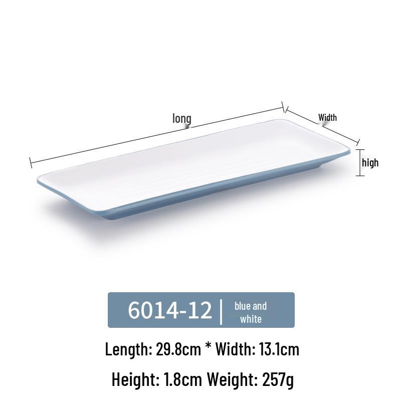 Kaibaiya Melamine Rectangular Sushi & BBQ Tray