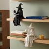 Con Palla Libro Strega di Halloween Sitter da Scaffale Strega che Legge Libro Scultura Decorazione Tavolo Casa