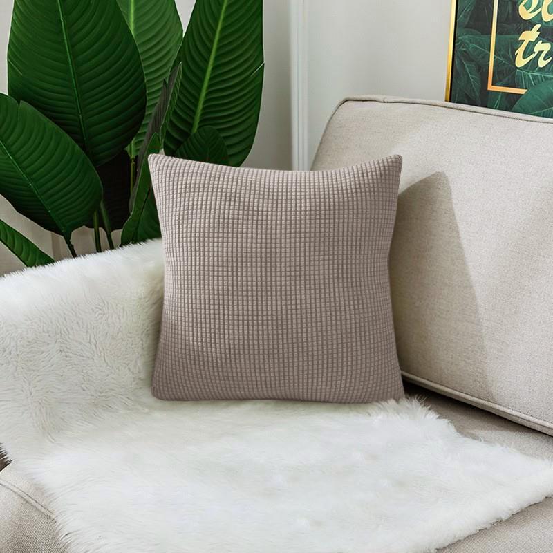 

Waterproof Solid Color Pillow Cover Bedrooms Living Rooms Home Decor Pillowcases Soft Dirt Resistant Waterproof Cushion Cover 30X50 cm хаки