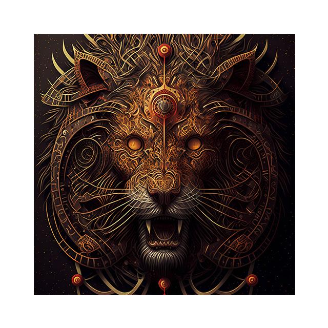 Animale fantezie abstracte Dragon negru Bufnita Vultur Leu Canvas Art Poster Prints Pictură Perete Cadou Living Poze Decorare