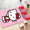Custom HelloKitty Mat Personalized Name, Polyester Washable Indoor Entryway Rug, Gift for Christmas, Easter, Thanksgiving Day