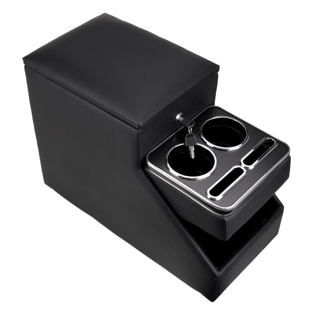 

Lockable MPV/SUV Middle Seat Armrest Floor Storage Box чёрный