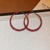 Stylish Irregular Three-Layer C-Shaped Earrings: European & American Metal Fashion Studs with a Luxurious High-End Appeal