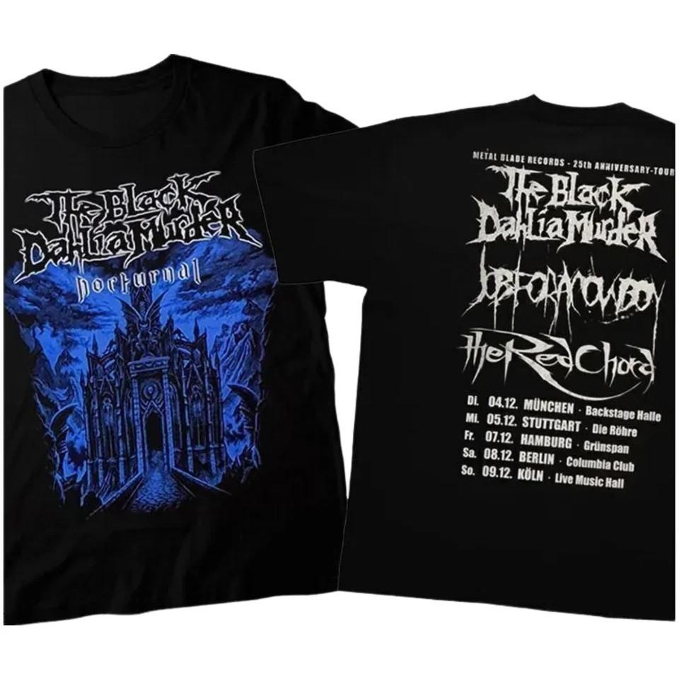 SALE The Black Dahlia Murder Nocturnal 2007 Tour Rare Black TShirt Unisex T-Shirt XL