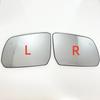 For Ford Ranger 2023-2025 Left Right Side Rear View Lens Split Mirror Blind Spot Heated Glass Rearview Lens Accessories Auto