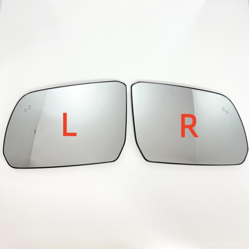 For Ford Ranger 2023-2025 Left Right Side Rear View Lens Split Mirror Blind Spot Heated Glass Rearview Lens Accessories Auto
