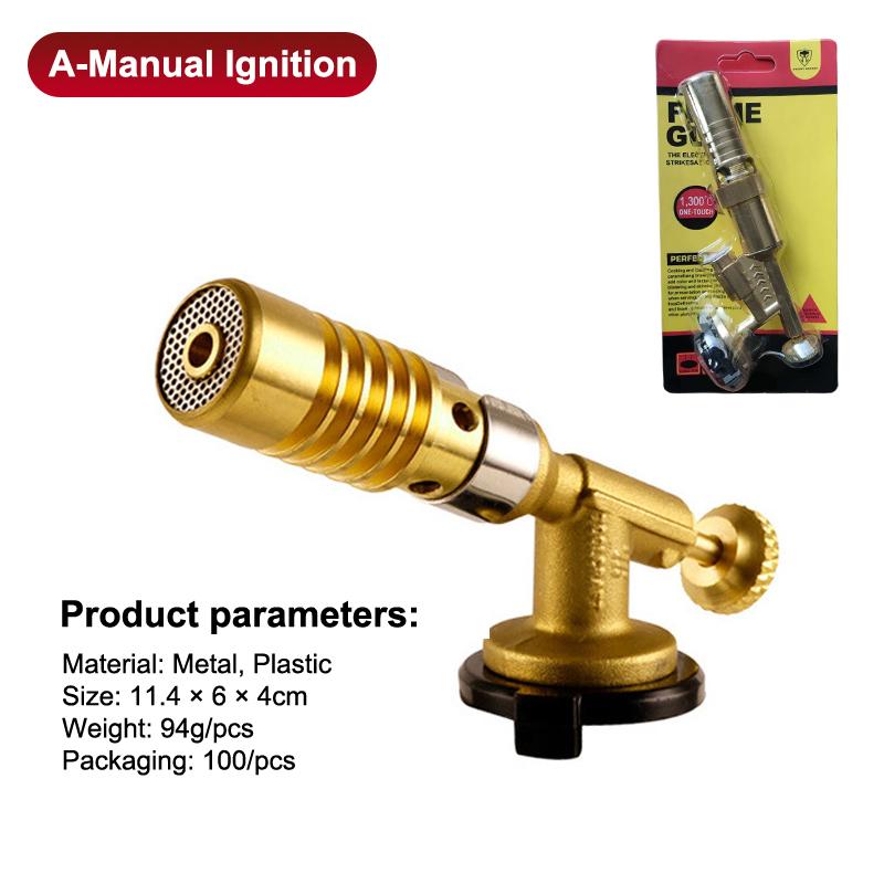 /Portable Welding Gas Torch Flame Nozzle Butane Burner Outdoor Camp BBQ Lighter Flamethrower Kitchen Supplies Welding Equipment