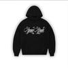 Womens Streetwear Hooded Sweatshirt Jogger Pants Set Loose Fit Letter Print Casual Sportswear