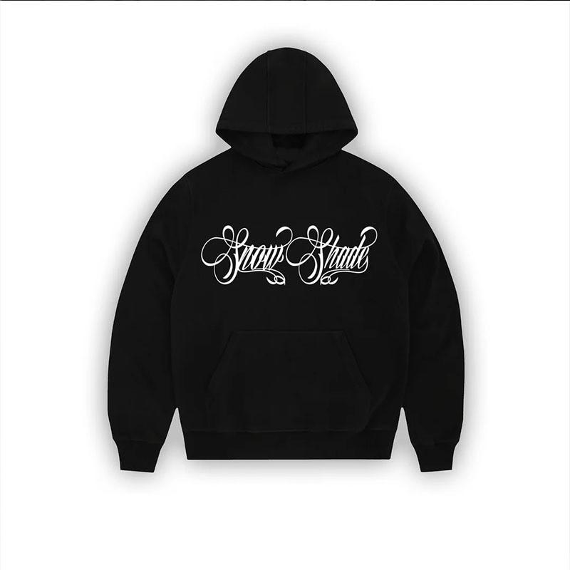 Womens Streetwear Hooded Sweatshirt Jogger Pants Set Loose Fit Letter Print Casual Sportswear