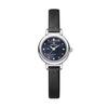 [D'EUX AMOUR] D'EUX AMOUR Women's Diamond Leather Band Watch DAW3102L-BK