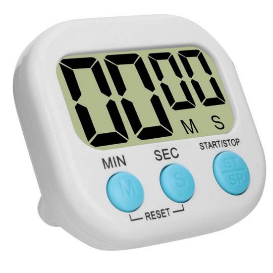 LCD Display Home Kitchen Timer Square Baking Cooking Count Alarm Sleep