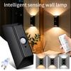 Rechargeable Motion Sensor Wall Light Magnetic LED Night Lamp with Remote 3 Color Dimmable 2000mAh for Stair Bedroom Hallway