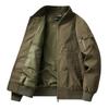 Men's Retro Flight Suit Baseball Jacket - Casual, Loose, Versatile Outerwear