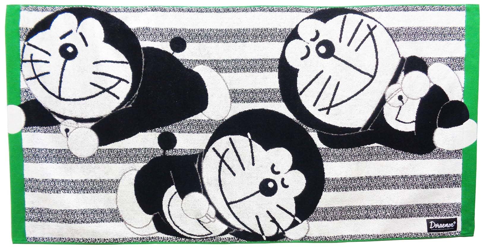 Kusubashi Mon Ori Doraemon Stripe Bath Towel [A-91165-11-G]