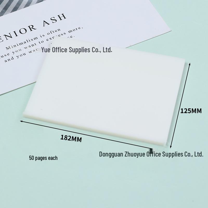 Colorful Transparent PET Sticky Notes with Strong Adhesion for Students and Office Use