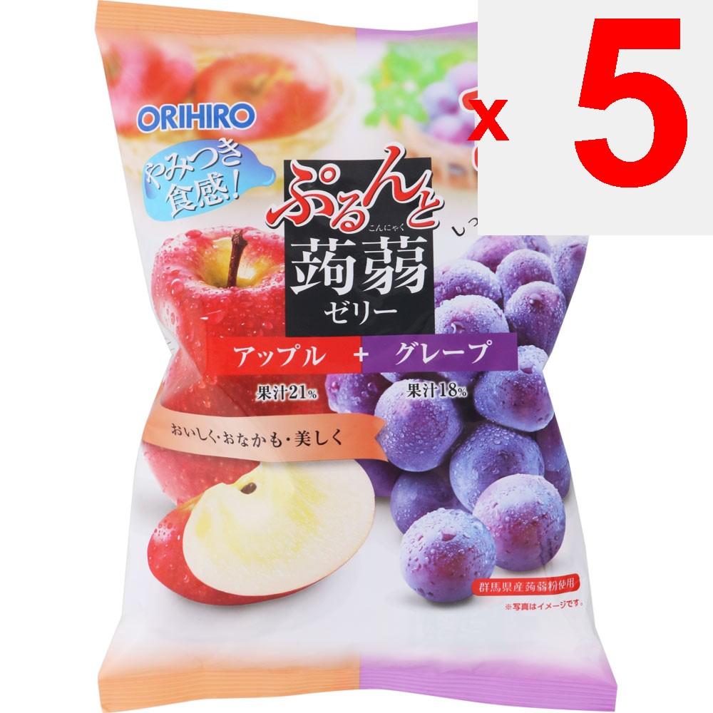 Orihiro Plundry Purun Konnyaku Jelly Pouch Apple + Grape 20g X 12 Pieces Other (check Locks, Tongue Cleaners, Etc.) Other (check Locks, Tongue Cleaner