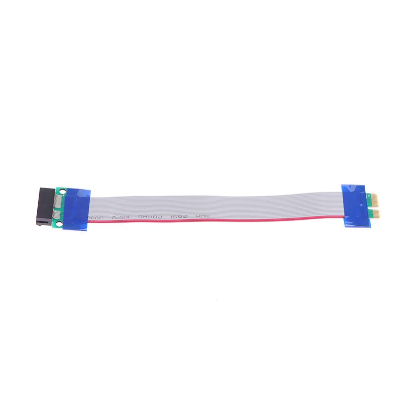 

Pci Expres X1 Pci E Riser Card Extender Extension Ribbon Flexible Relocate Ribbon Pcie Extension Cable Adapter