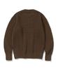 KNITTED Cotton Useful Castle Round Knit Brown