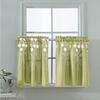 Finished Curtains, Short Curtains, Polyester And Cotton Embroidery Curtains, Finished Curtains