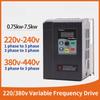 RQ320 Portable Variable Frequency Drive Single Phase To Three Phase VFD/VSD Frequency Inverter For Motor