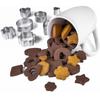 24/30pcs Stainless Steel Geometric Shapes Cookie Cutter Set Rust-proof Biscuit Mold  Kitchen