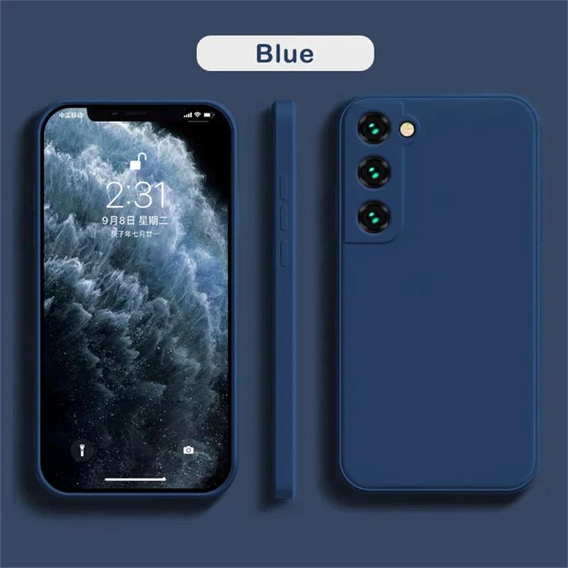 For Samsung Galaxy S2 S24 S23 S22 S21 S20 Ultra Plus FE A32 A1 A71 A2 A72 Phone Cover Candy Color Silicone Case